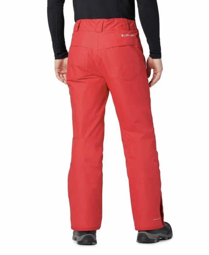 Columbia Men’s Mountain Snowboard Ski Pants - Extended Bugaboo IV, Red, 2XL