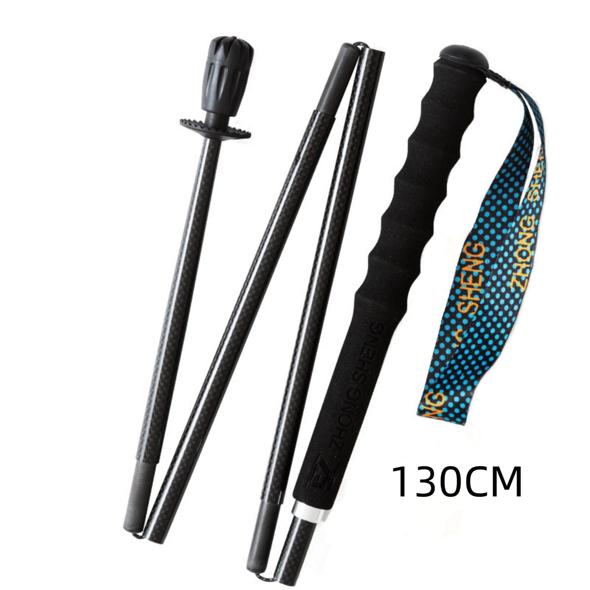 Ultra Light Carbon Fiber Hiking Poles - Foldable Trekking & Trail Running Poles