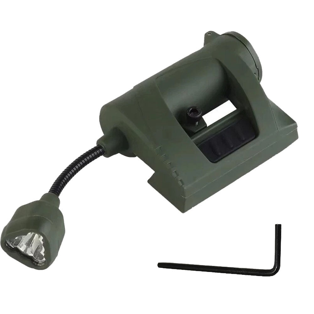 Tactical Helmet Flashlight with IR Signal Light for OpsCore Rails