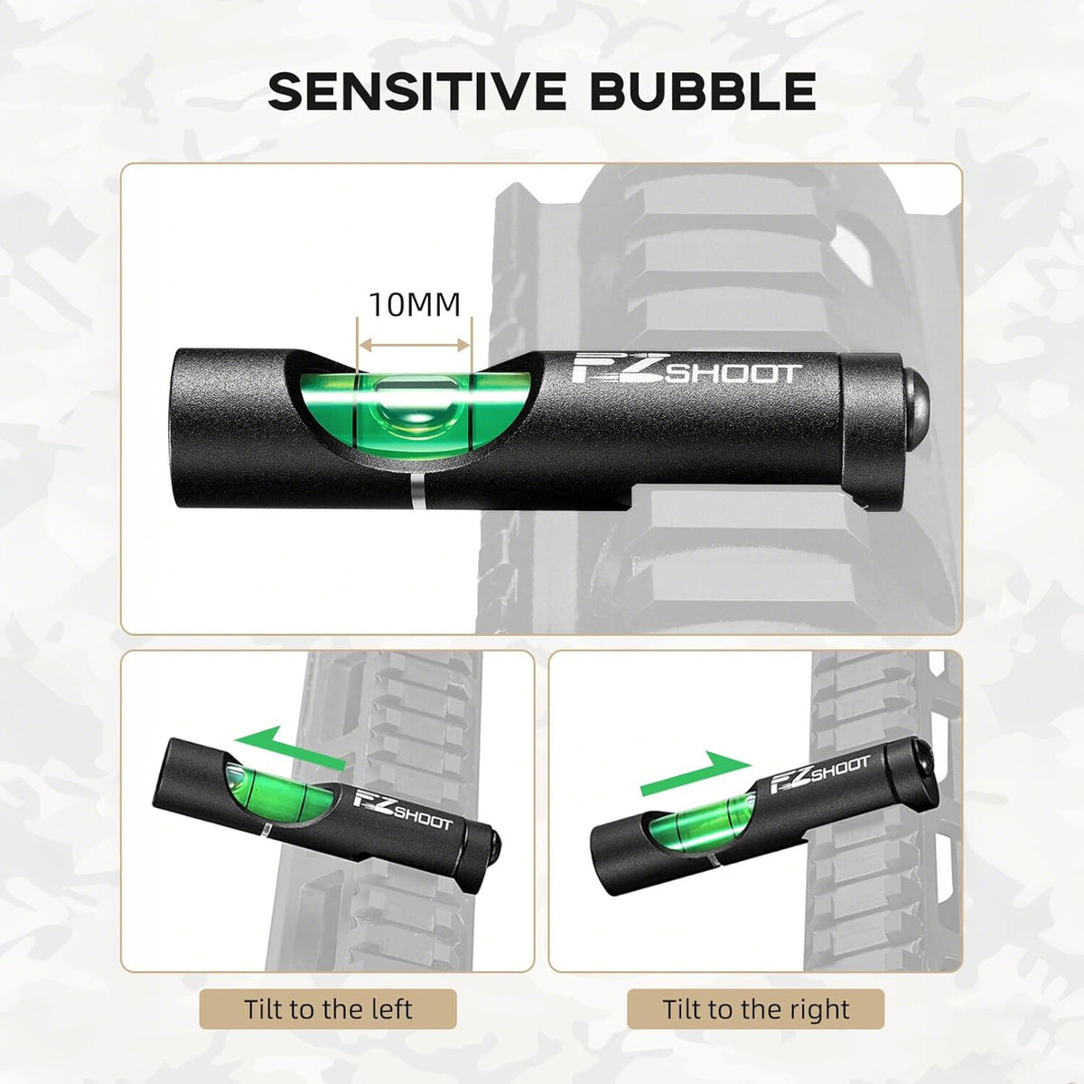 Universal Magnetic Scope Bubble Level Kit for Alignment