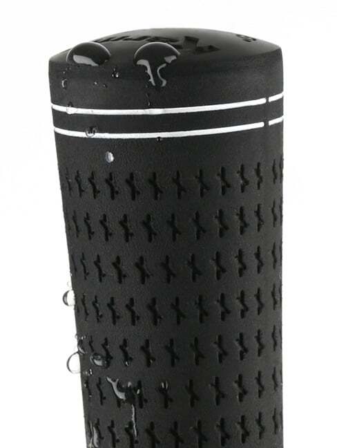 Karma Velour Black Golf Grips Standard Size 51g Round & Ribbed Core