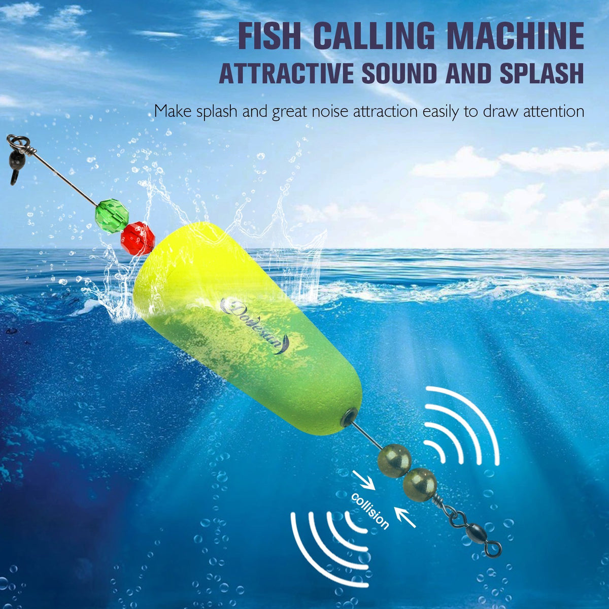 Fishing Floats Popping Cork Bobbers Set for Saltwater & Freshwater Angling