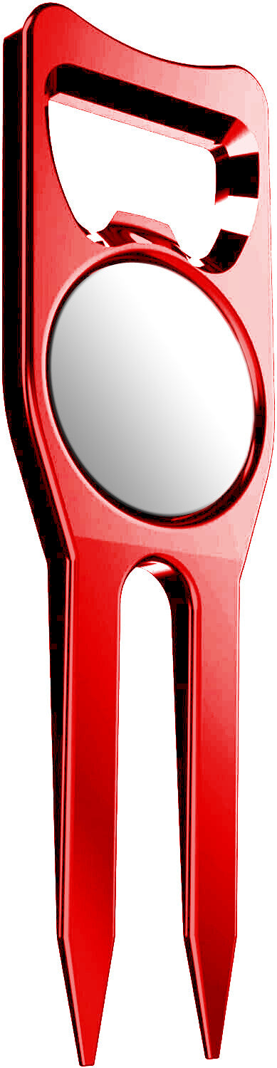 Golf Divot Repair Tool 6-in-1 Multifunction with Ball Marker & Groove Cleaner