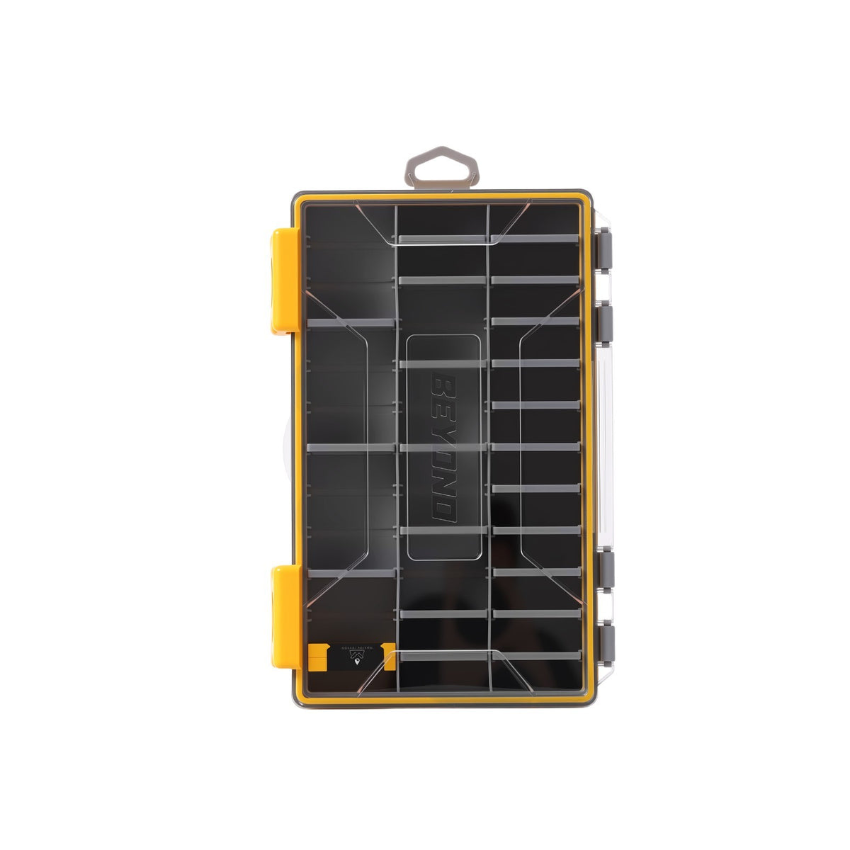 Waterproof Tackle Box with Adjustable Dividers and Dual-Latch Seal – Multiple Sizes