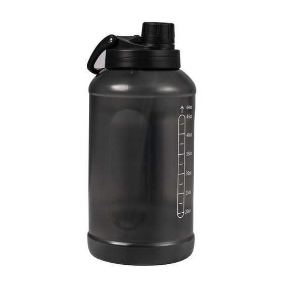 Reusable 64 oz Water Bottle with Straw and Chug Lid - Pack of 2