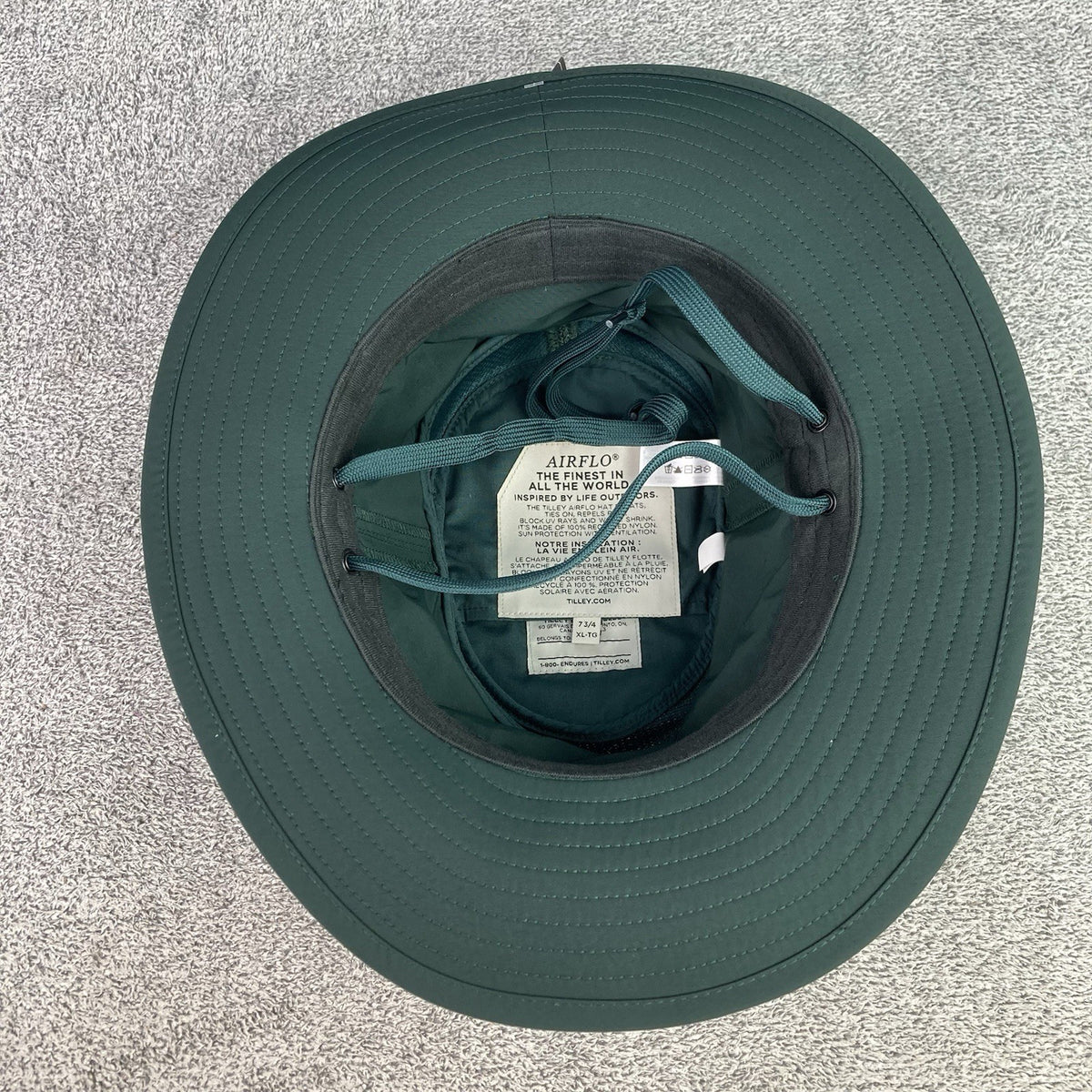 Men's Broad Brim Sun Hat UPF 50+ Outdoor UV Protection XL Green