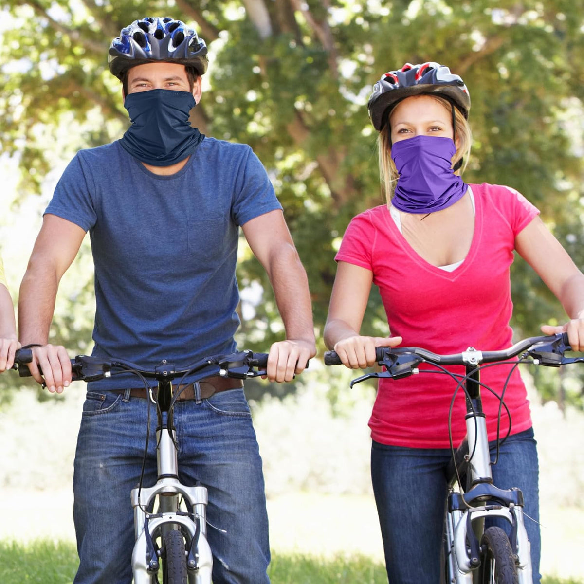 6-Pack UV Protection Summer Face Masks - Breathable Neck Gaiters for Sun & Dust