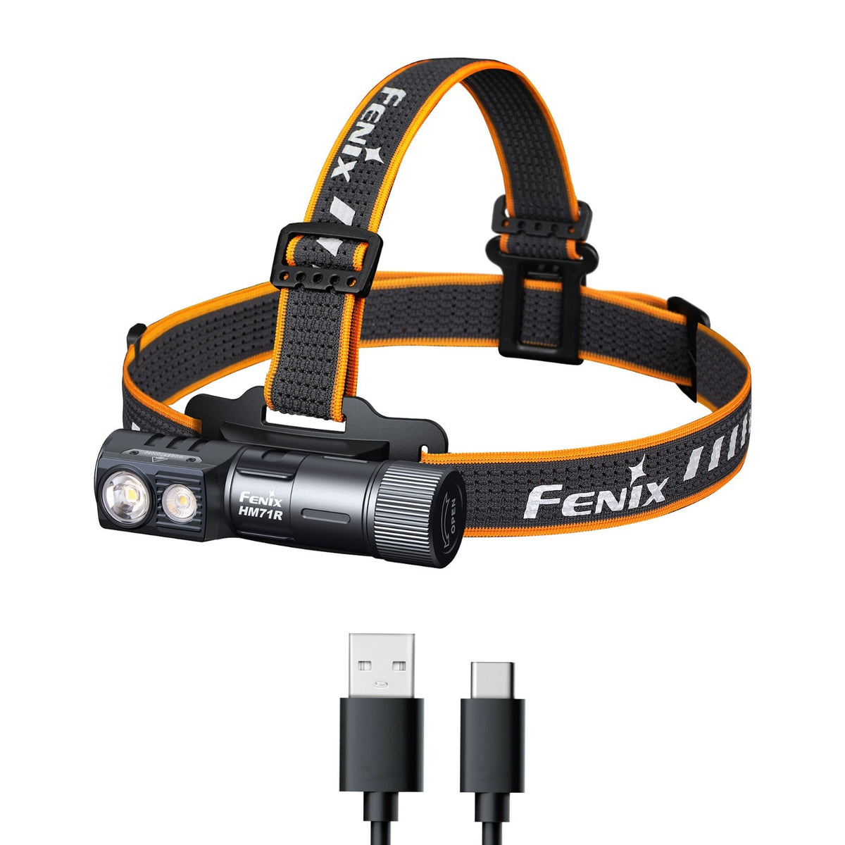 LED Headlamp 2700 Lumens USB-C Rechargeable Industrial Headlight