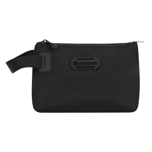 Golf Valuables Pouch with Padded Interior and Reversed Zipper - Travel Organizer