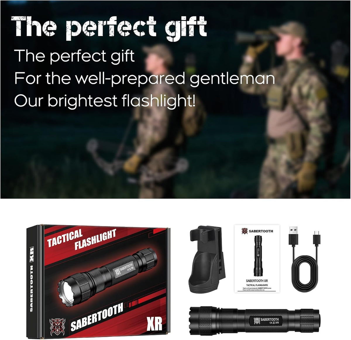 Blood Tracking Flashlight for Hunting Deer & Wounded Game