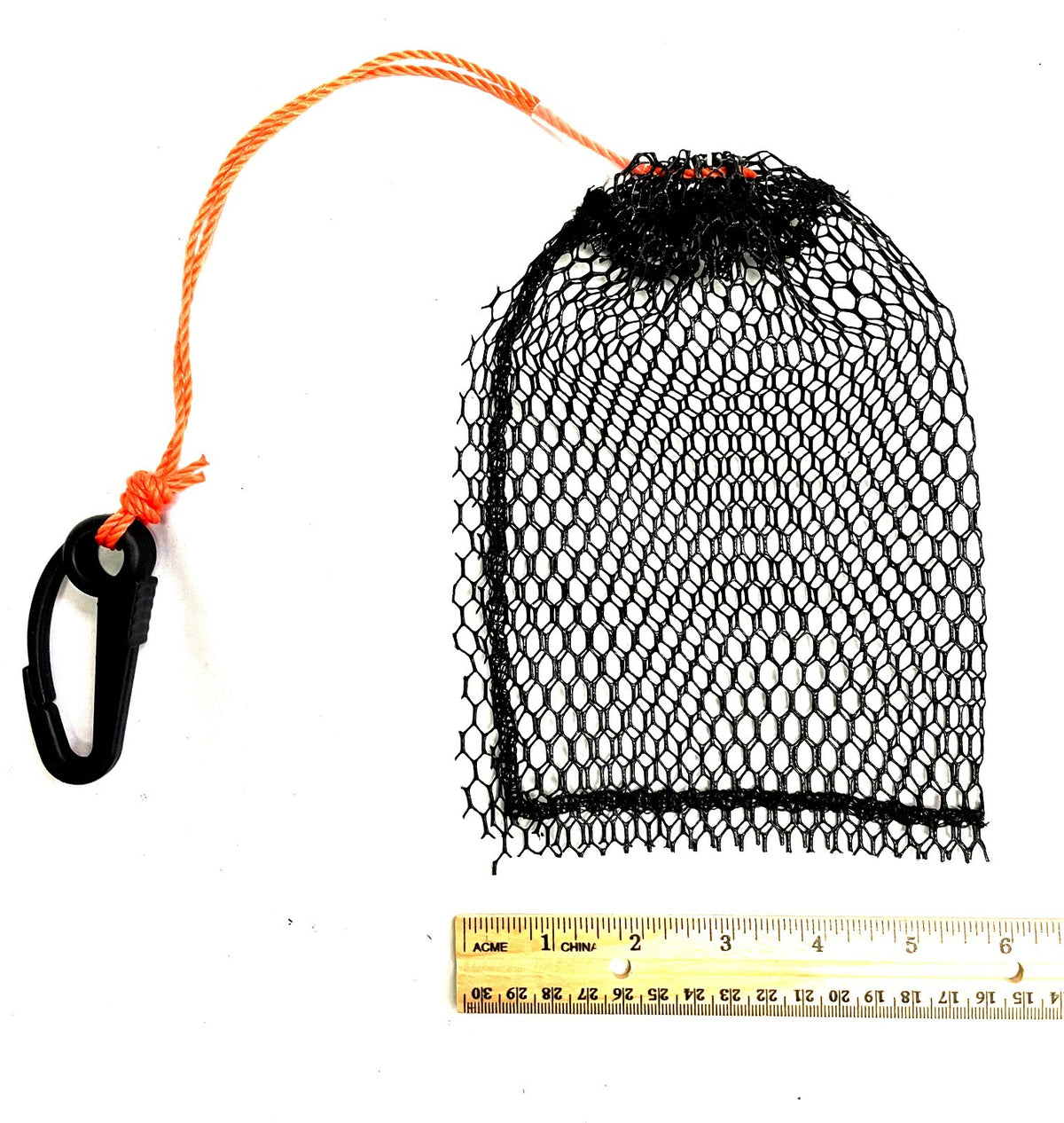 Small Mesh Bait Bag for Prawn Trap Shrimp Pot 1/4 Inch Mesh - 4 Pack