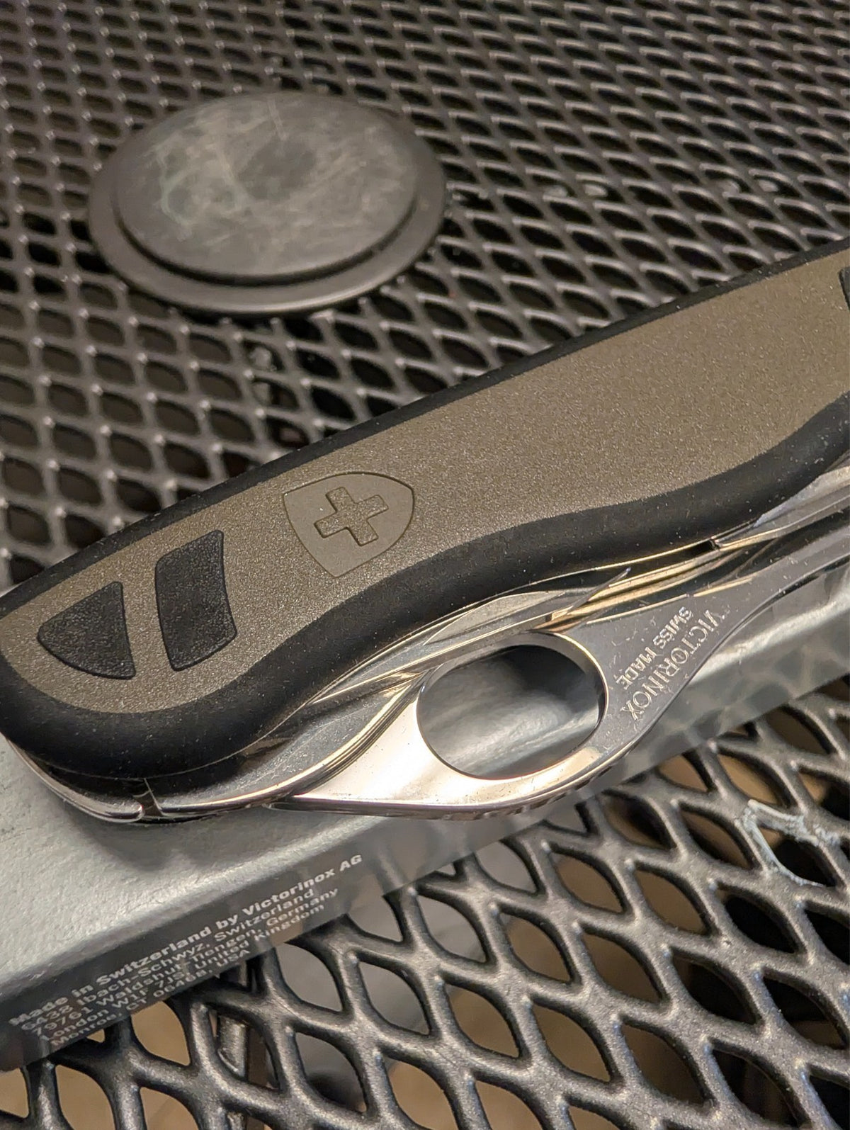 Victorinox Swiss Soldier's Knife Green 8-Function Multi-Tool with Lockable Blade