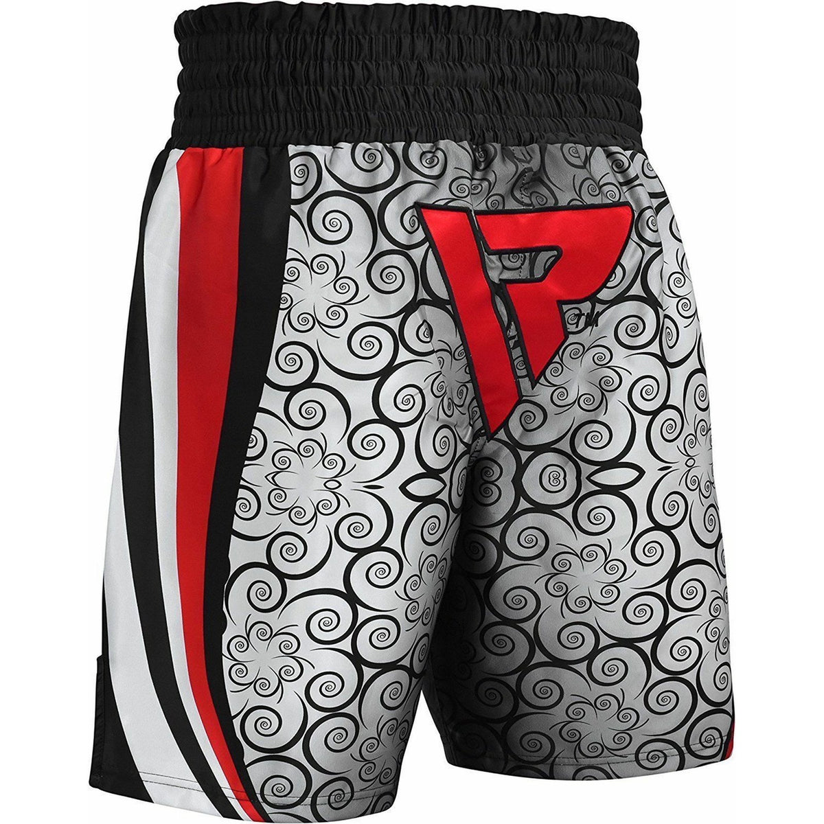 Red Muay Thai Boxing Shorts Satin Training Trunks XL for Martial Arts