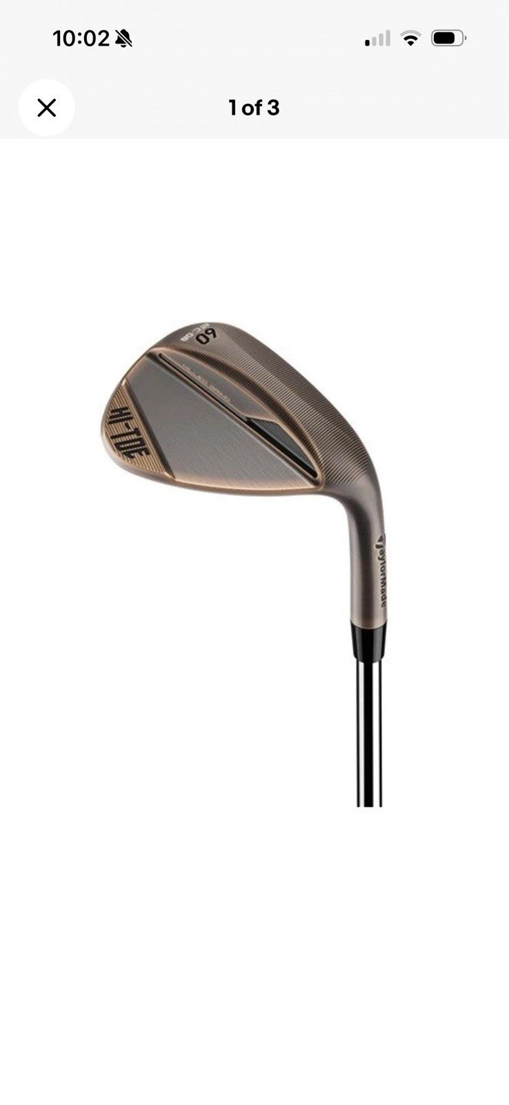 Golf Wedge 60 Degree ATV Grind Steel Hi-Toe 4 - Right Hand, Standard Length