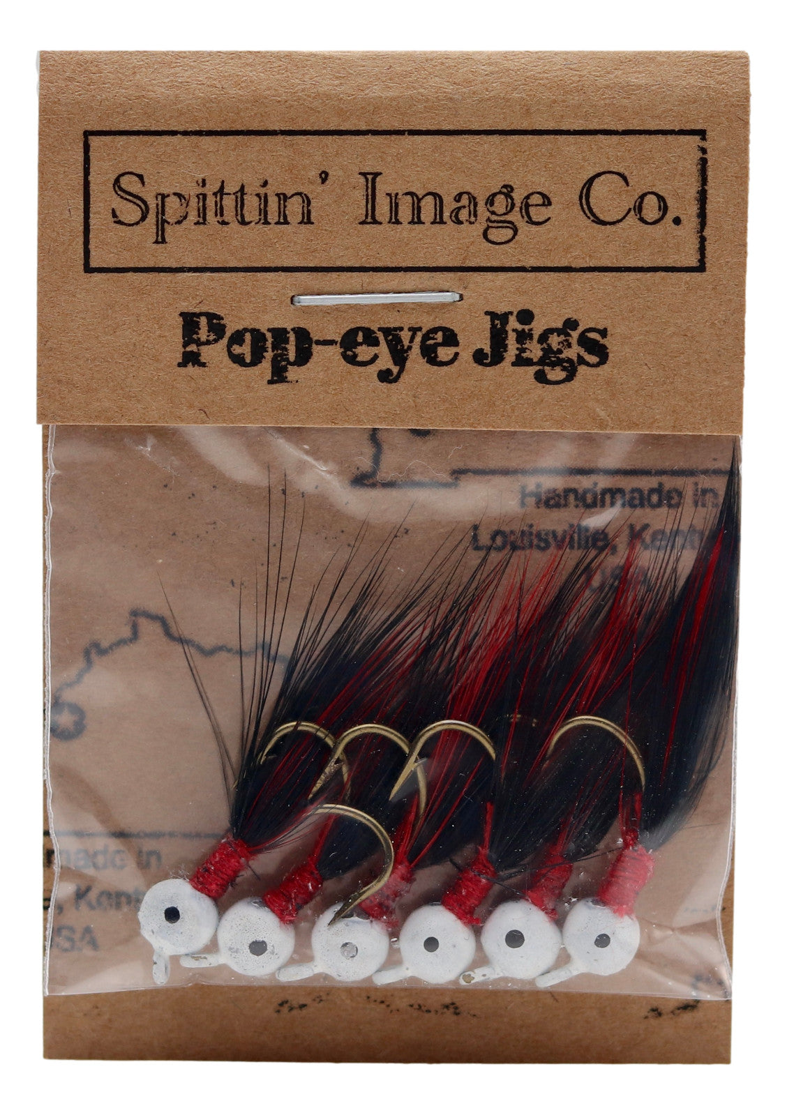 Artificial Fishing Jigs - 1/20 oz Flies with Hand Tied Feathers - 6 Pack