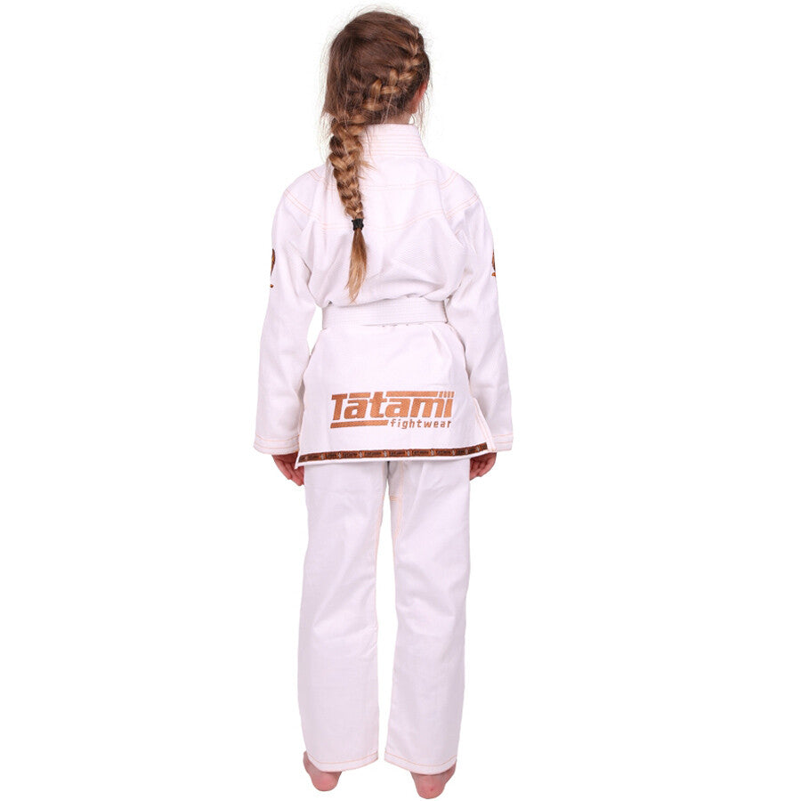 Kids Animal BJJ Gi - Fun Childrens Martial Arts Uniform, White