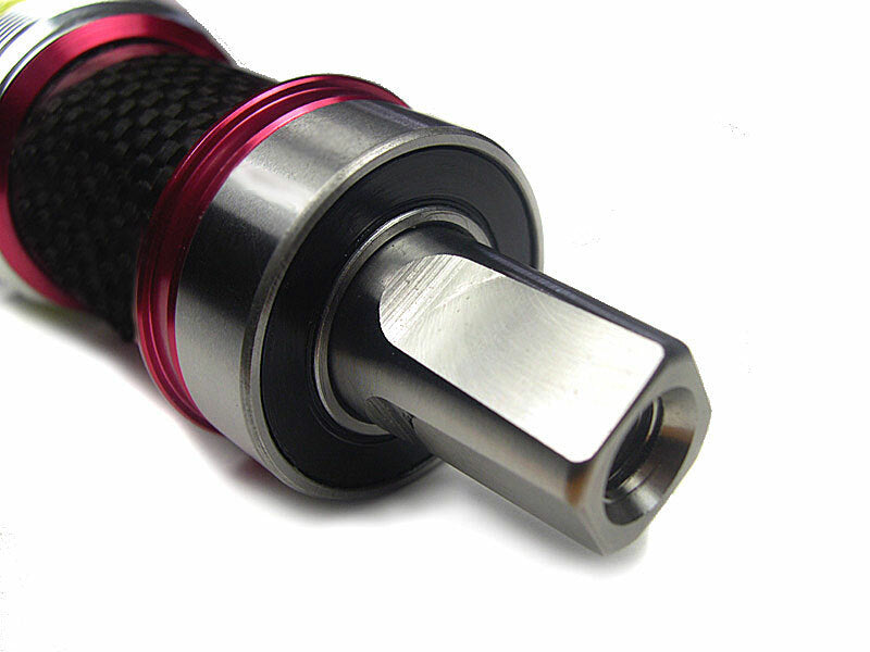 Lightweight Bicycle Bottom Bracket 70x107mm Italian JIS Square Taper - Omni Racer