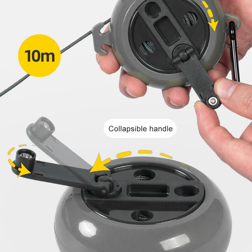 Retractable Bow & Gear Hoist Rope 33FT for Hunting Tree Stand Accessories