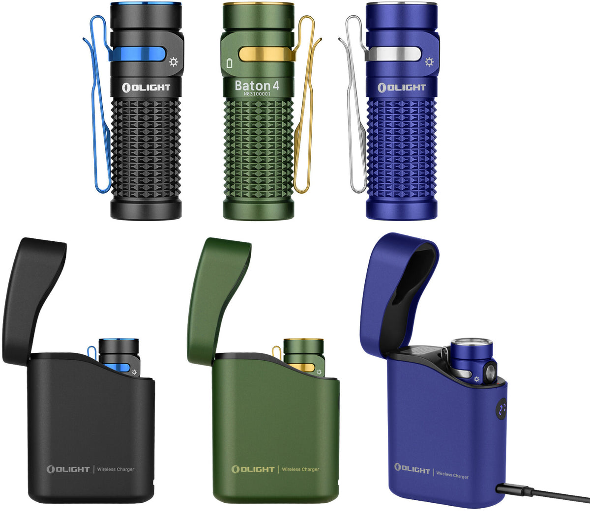 Rechargeable LED Flashlight with Charging Case - 1300 Lumens, 170 M Beam
