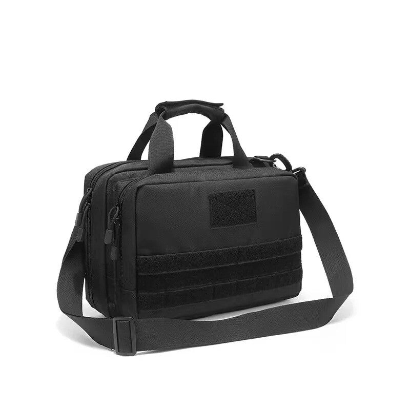 Tactical Gun Soft Case for Double Handgun & Pistol Storage - Shooting Range Bag