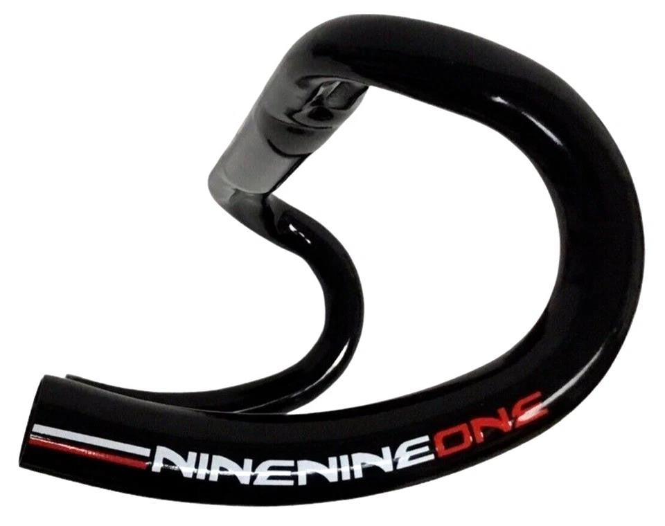 991 Droid Aero Road Handlebar 44cm 31.8mm Flat Top Drop Bar Black