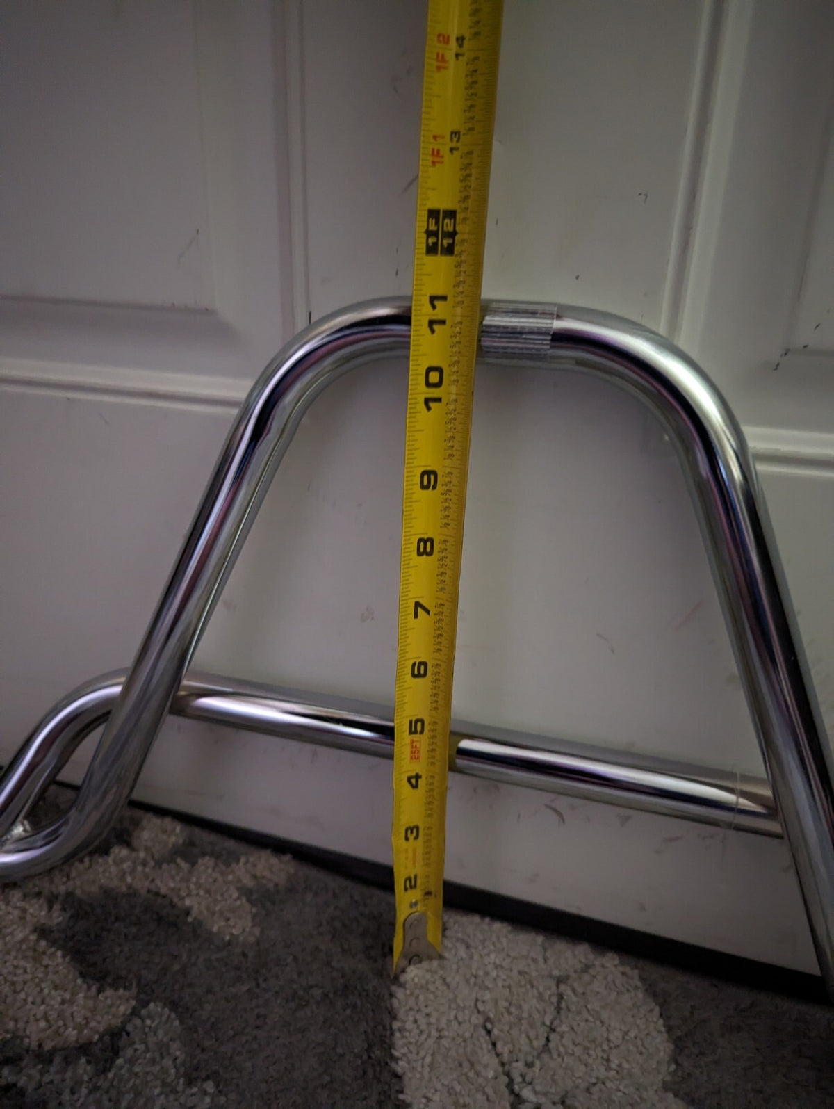 BMX Freestyle Handlebars 11-inch Rise Chrome Pretzel Style 22.2mm