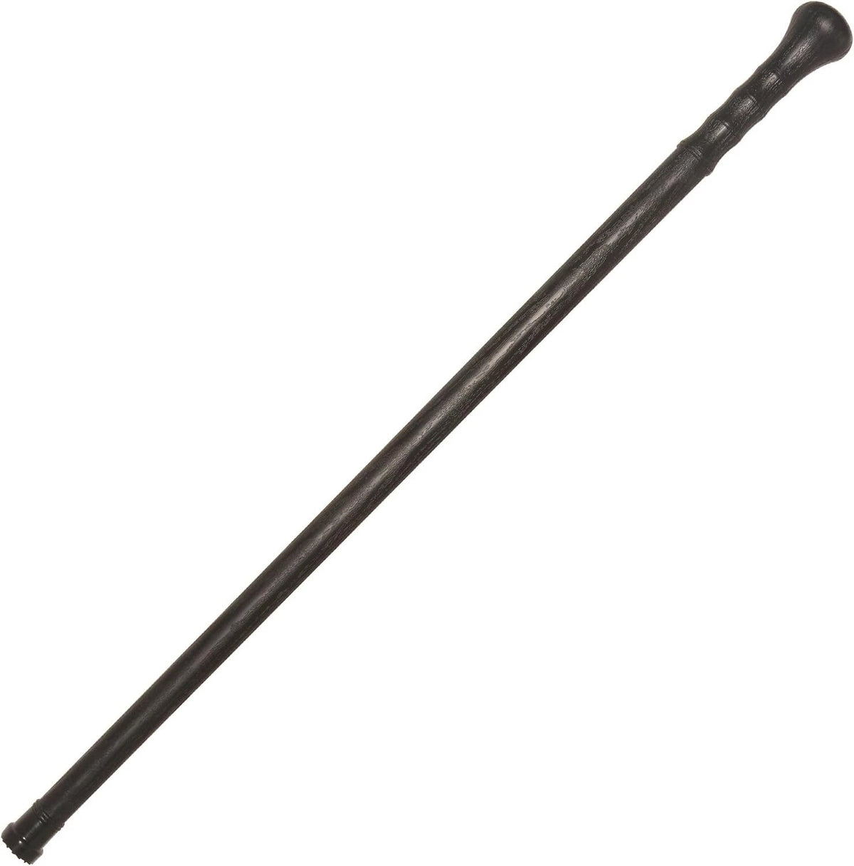 35-Inch Black Hiking Cane for Men Women Mountaineering Walking Support