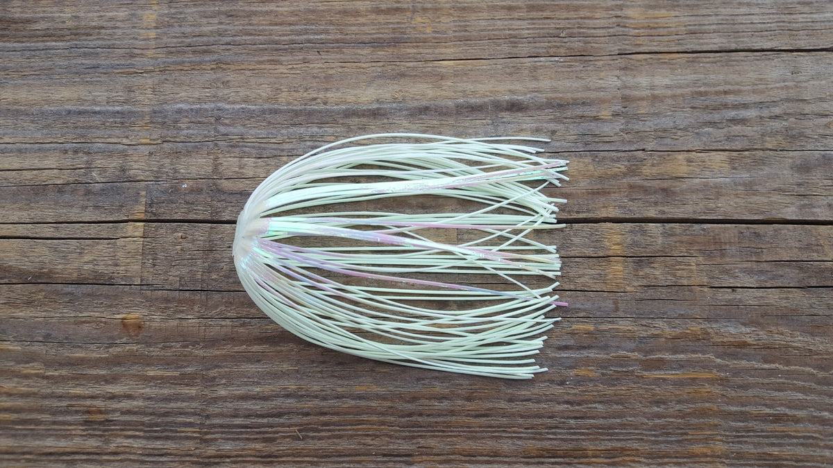 10 Pack Silicone Fishing Skirts 4 Inch for Jigs and Buzzbaits - Multiple Colors