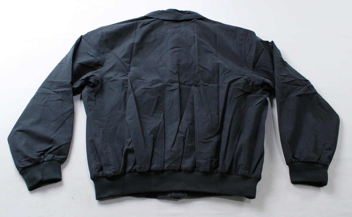Weatherproof Men's Microfiber Golf Jacket Hidden Snap Navy Medium NWT