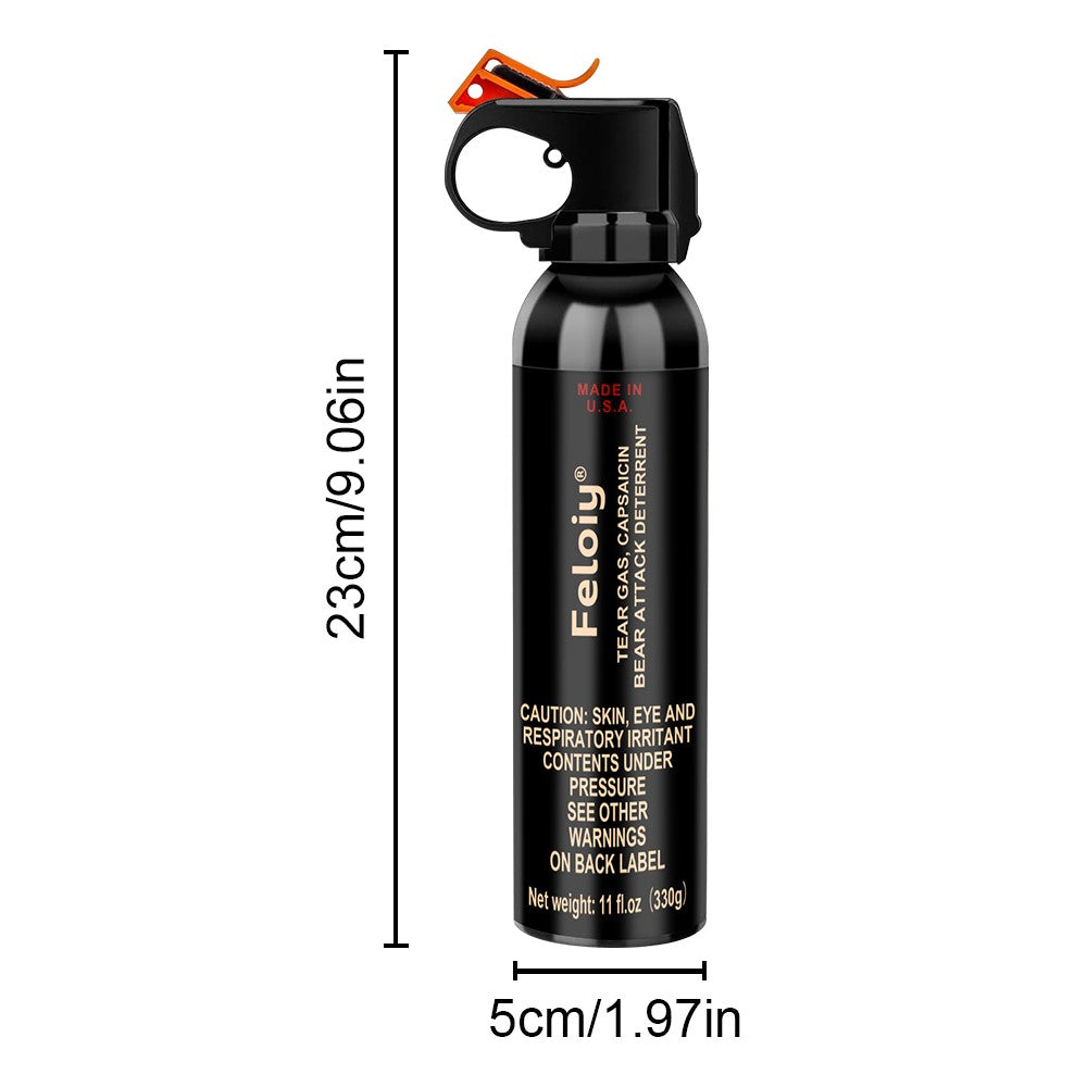 Bear Spray Self Defense with Holster - 11oz Wildlife Deterrent for Camping