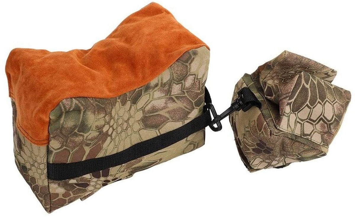 Shooting Range Sand Bag Set for Rifle and Gun Bench Rest - Hunting Accessory