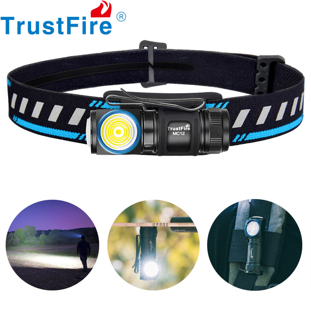 Rechargeable LED Headlamp 1000 Lumens with Magnetic USB Charging, Waterproof