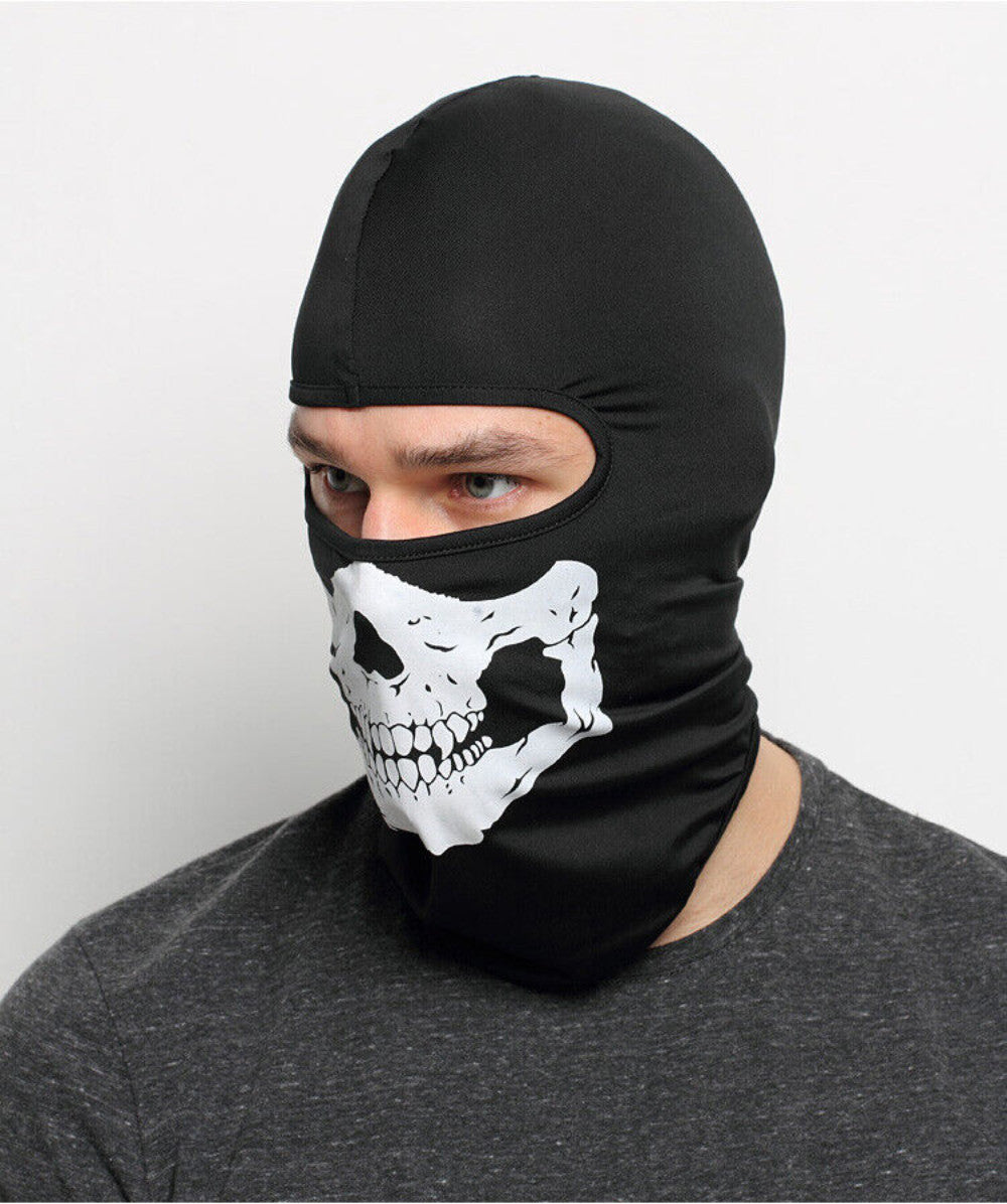 Unisex Skull Ski Mask Balaclava Ghost Bandana Full Face Mask for Outdoor Activities