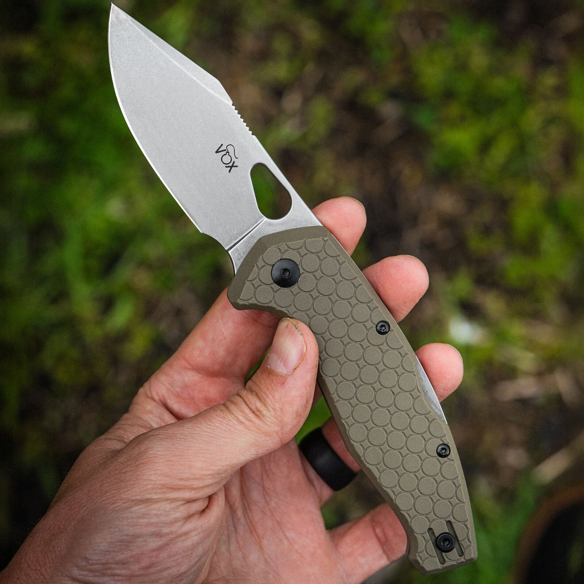 Jesper Voxnaes Folding Knife 3.25 Inch Stainless Steel Blade Pocket Clip