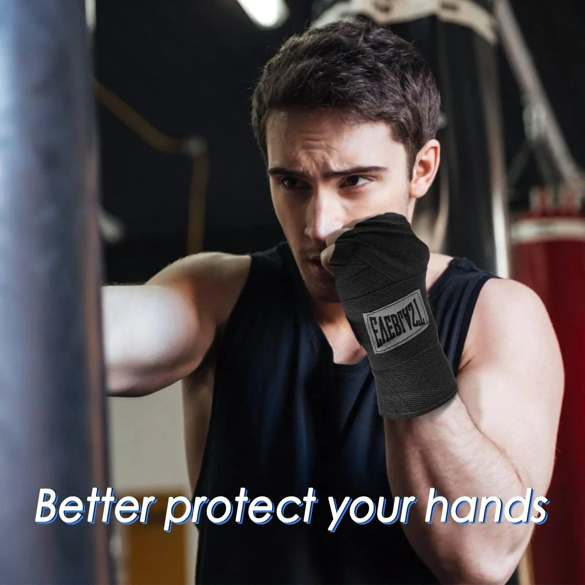 Cotton Elastic Hand Wraps for Boxing Martial Arts Training - Support & Injury Prevention