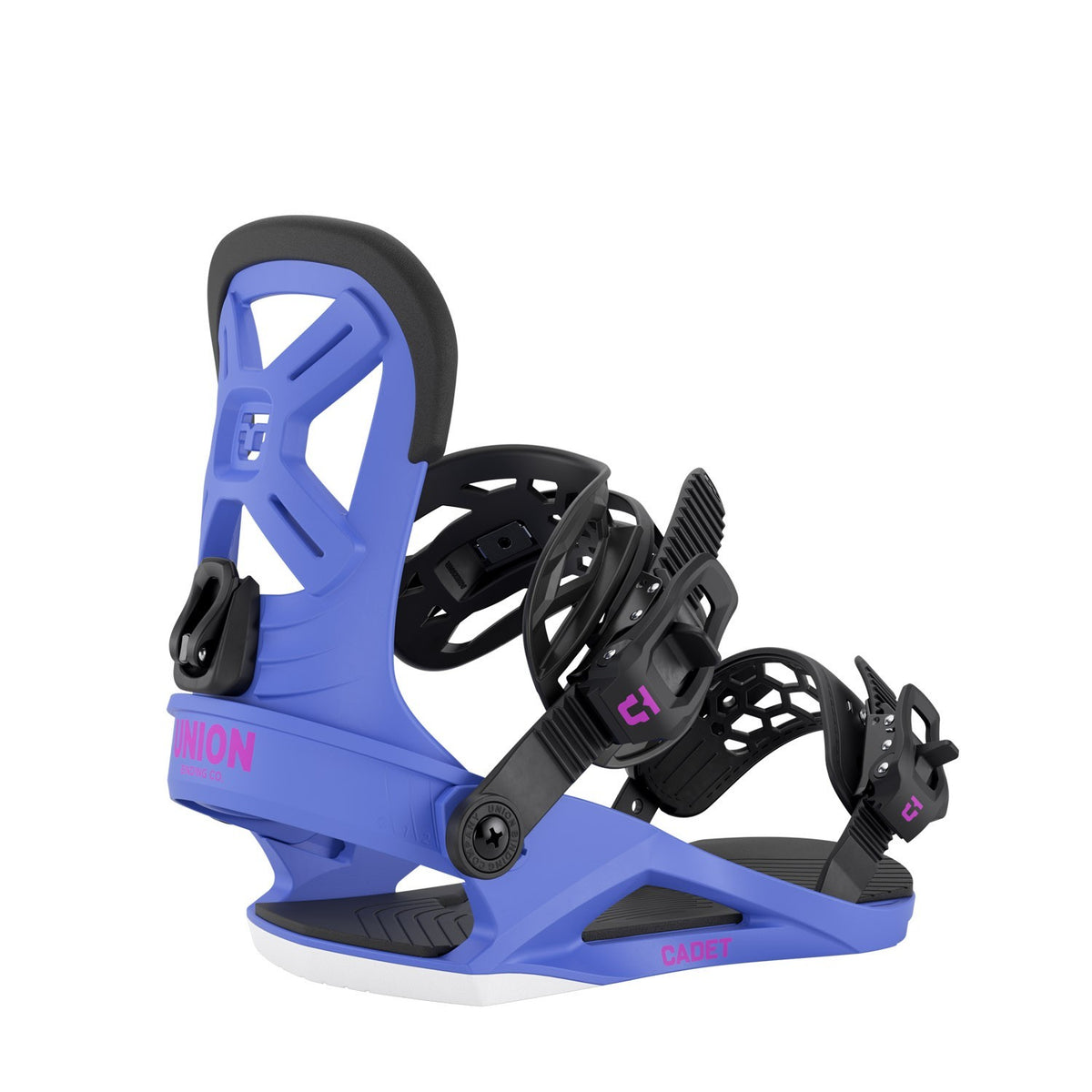 Youth Snowboard Bindings Purple Medium for Kids - Shred All Mountain