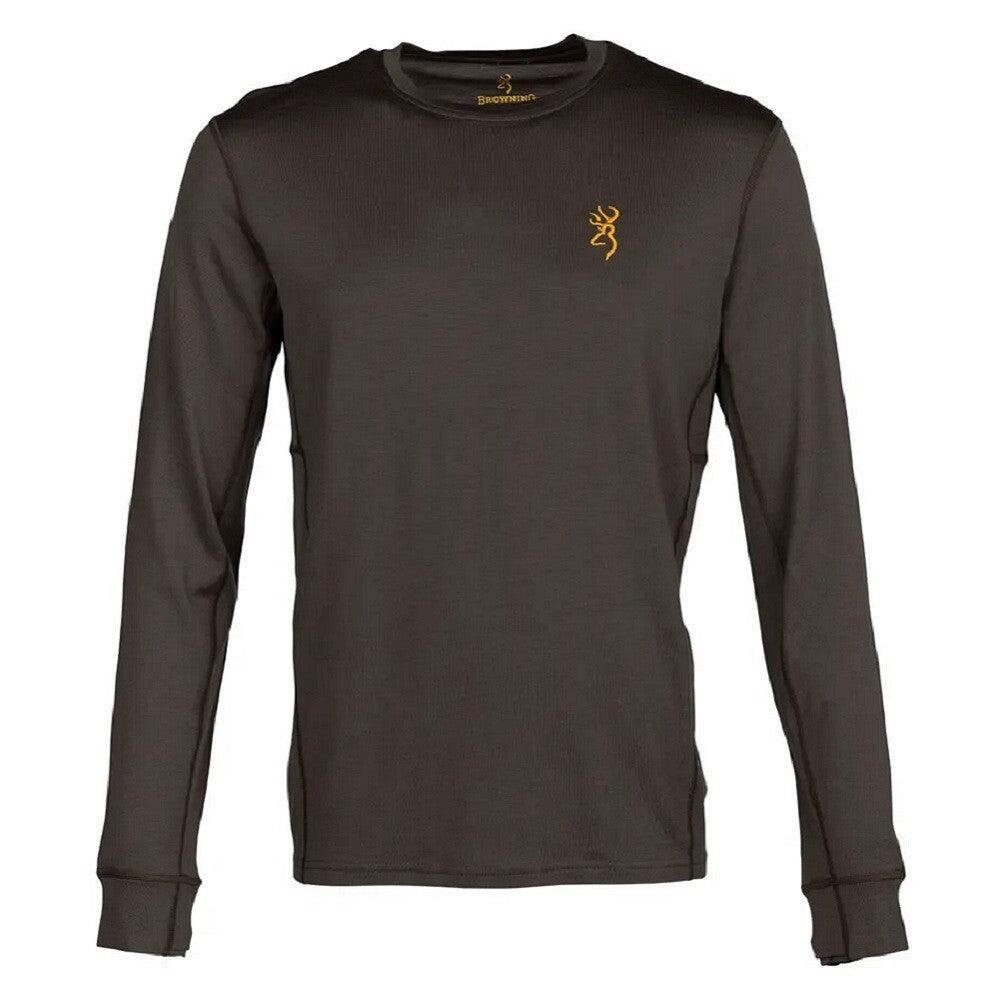 Merino Wool Long Sleeve Base Layer Shirt for Men and Women