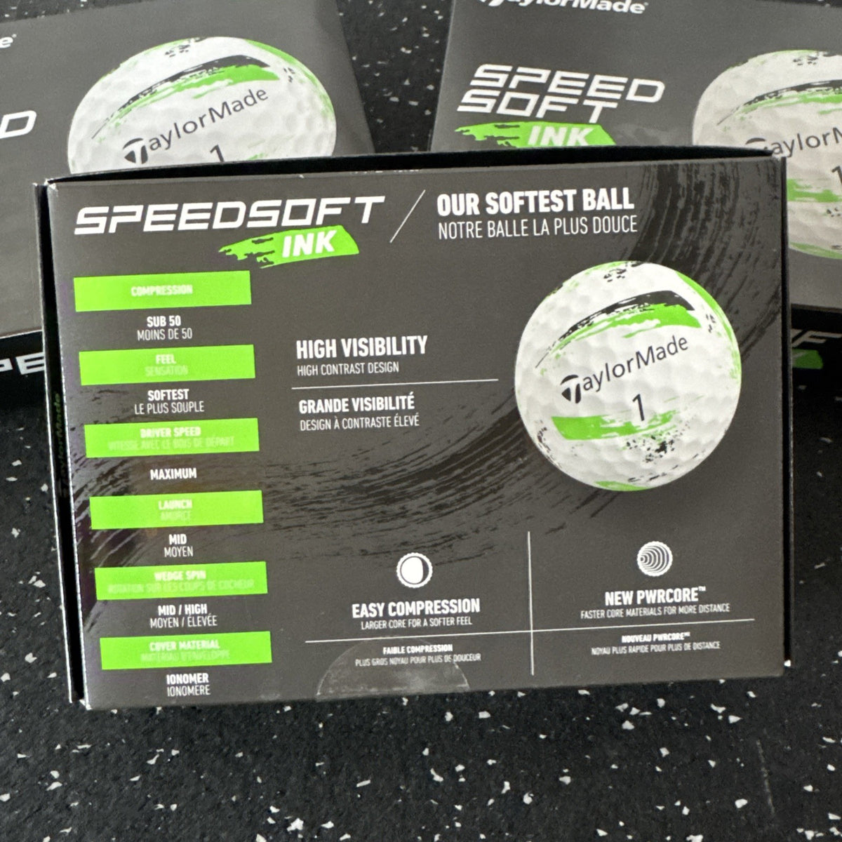 Golf Balls 3 Dozen Speedsoft Ink Green — High Performance Golf Equipment