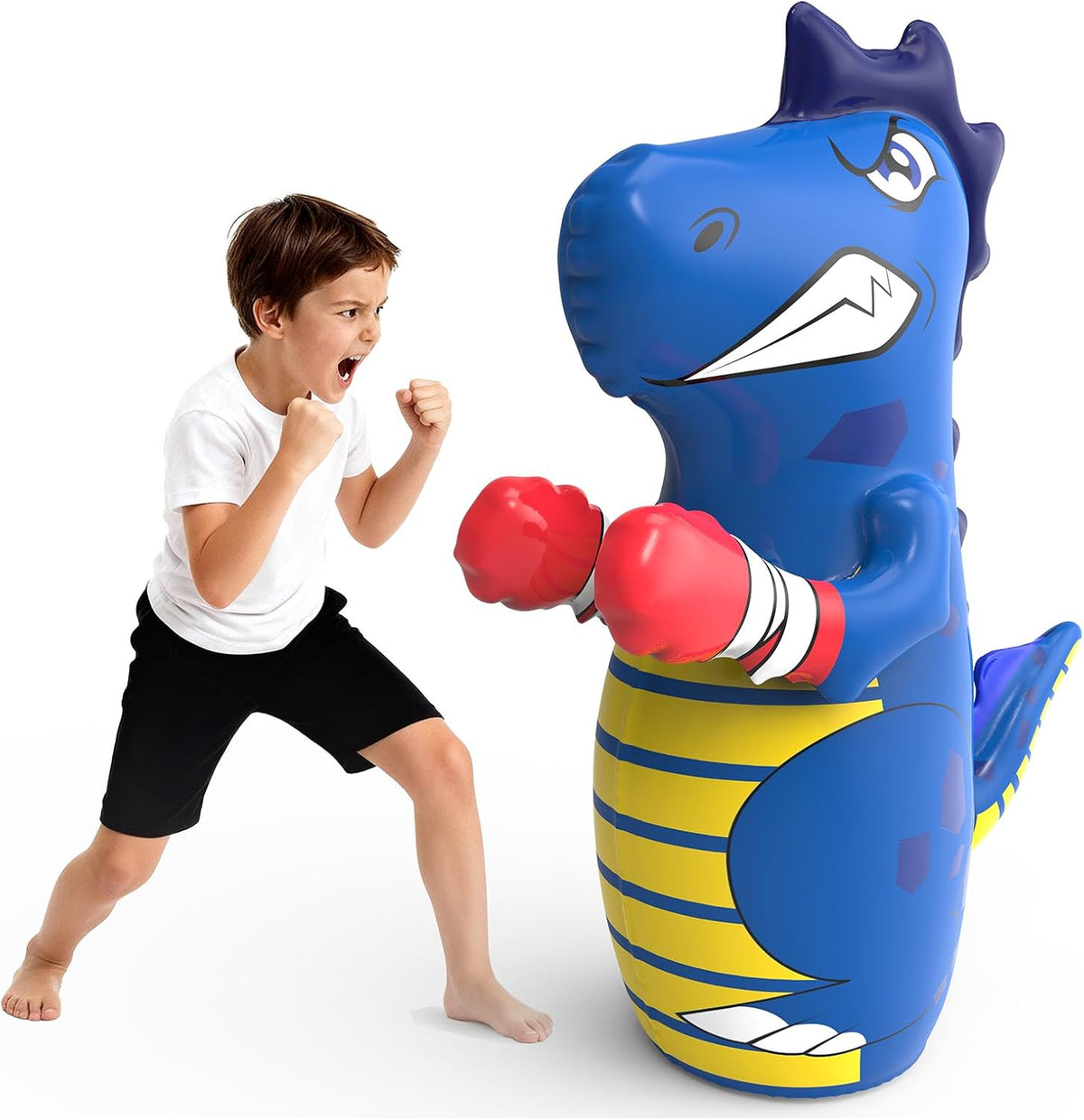 Kids Inflatable Punching Bag - Unicorn & Dinosaur Bop Bag Toys for Active Play
