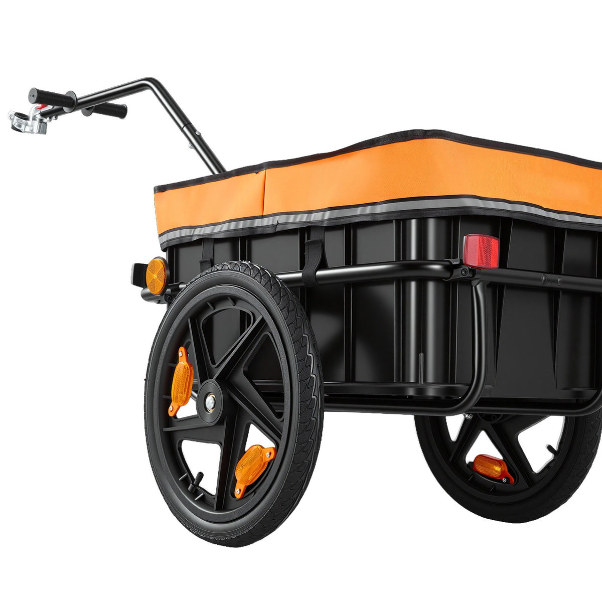 Bike Cargo Trailer 88 lbs 2-in-1 Bicycle Wagon for 22-28 inch Wheels