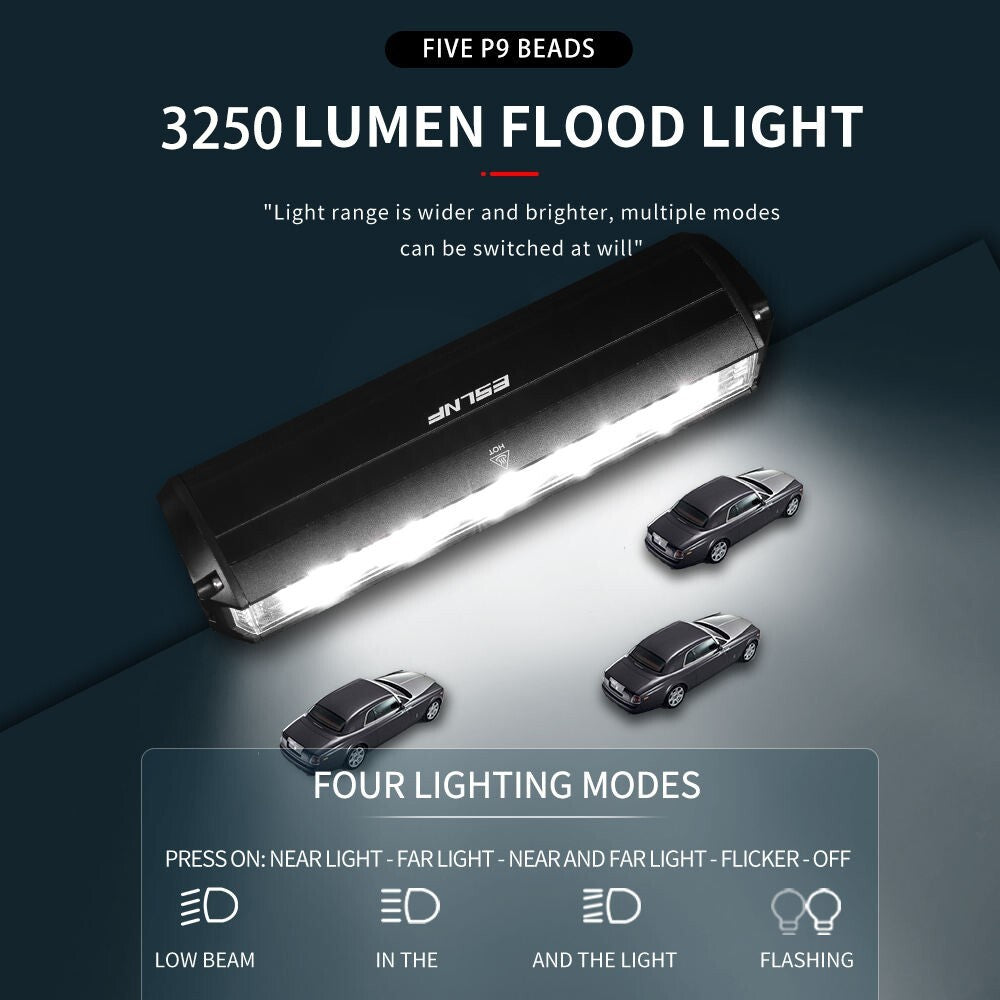 High-Power Bicycle Front Light 3250 Lumens USB Rechargeable 8000mAh