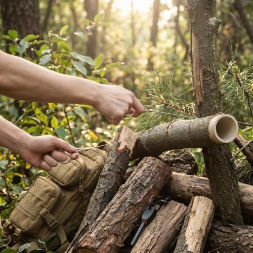 Portable Stainless Steel Wire Saw for Camping Hiking Survival 10m