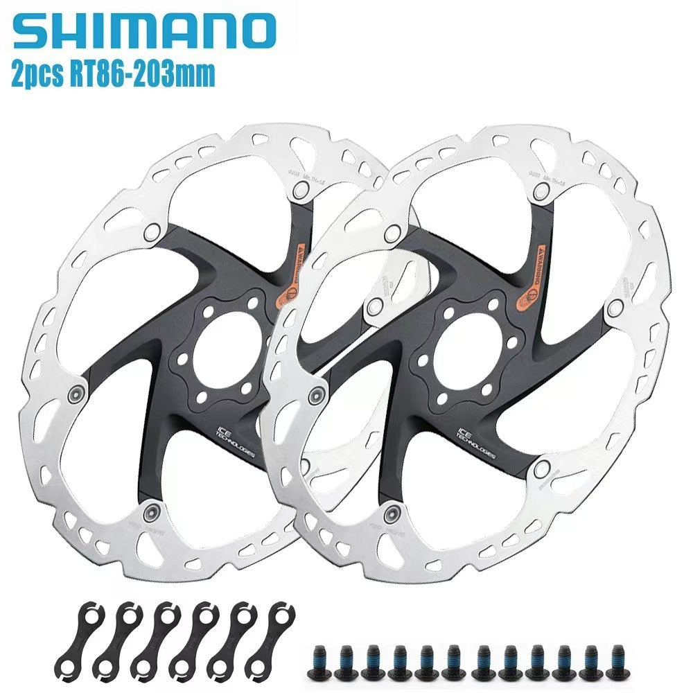 Shimano Deore XT Ice-Tech 6-Bolt Disc Brake Rotors 160mm 180mm 203mm