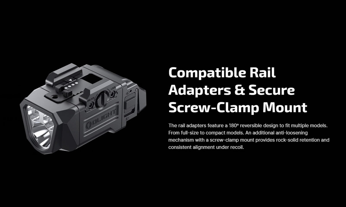 Rechargeable Mountable LED Tactical Flashlight 1200 Lumens for Rail Systems