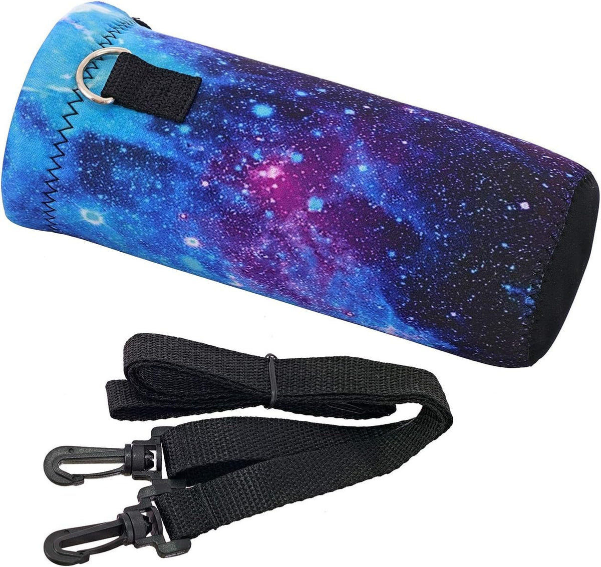 Insulated Water Bottle Carrier Bag with Adjustable Shoulder Strap - Neoprene