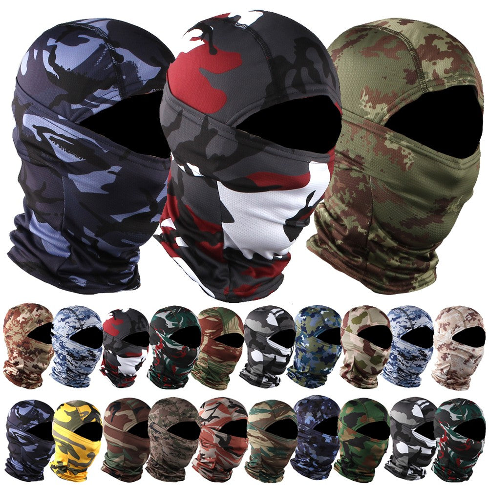 UV Protection Balaclava Full Face Mask for Outdoor Sports and Tactical Use