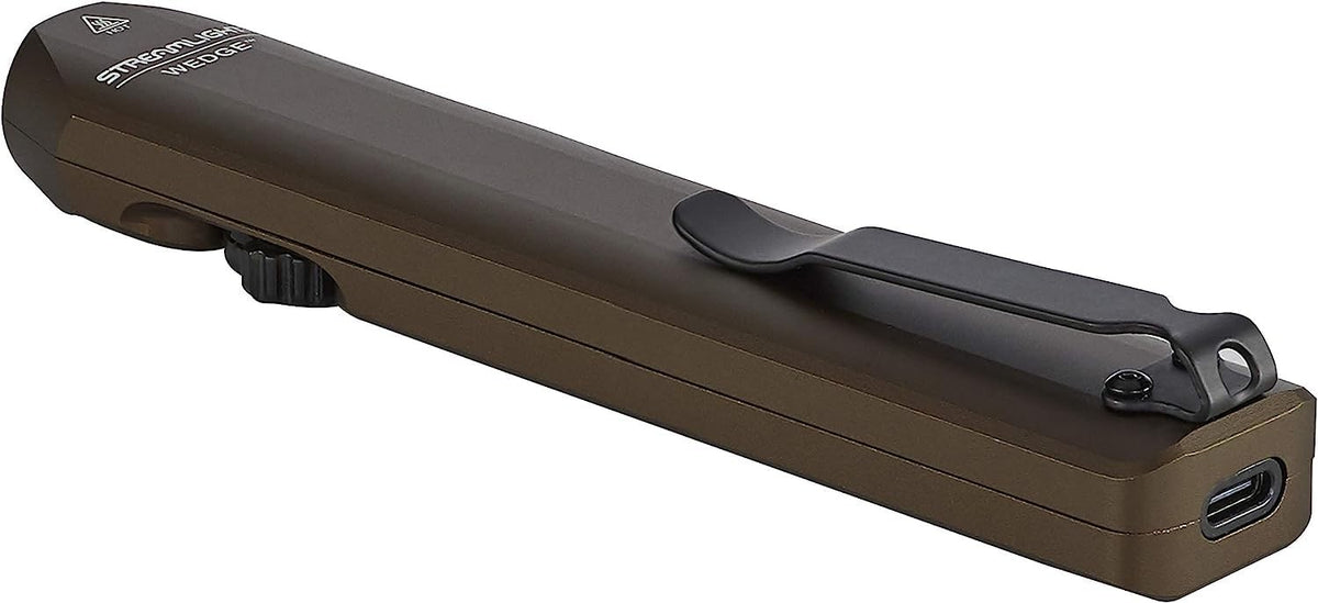 Rechargeable LED Pocket Light with 1000 Lumens, Waterproof, Coyote