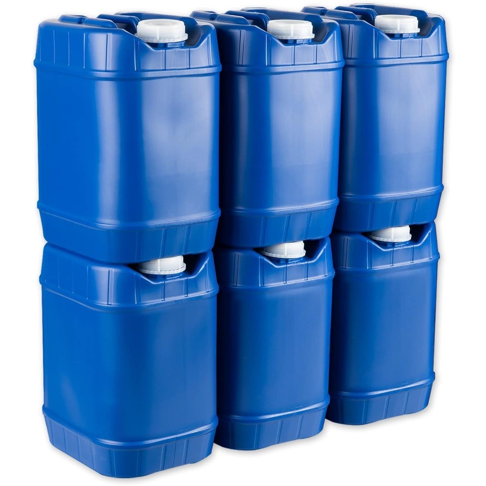 20-Gallon Stackable Water Storage Container Kit for Emergency and Camping