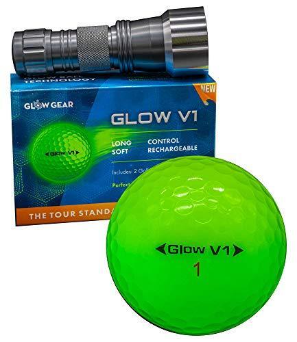 GlowV2 Night Golf Balls 12-Pack - Ultra Bright Glow Golf Balls for Night Play