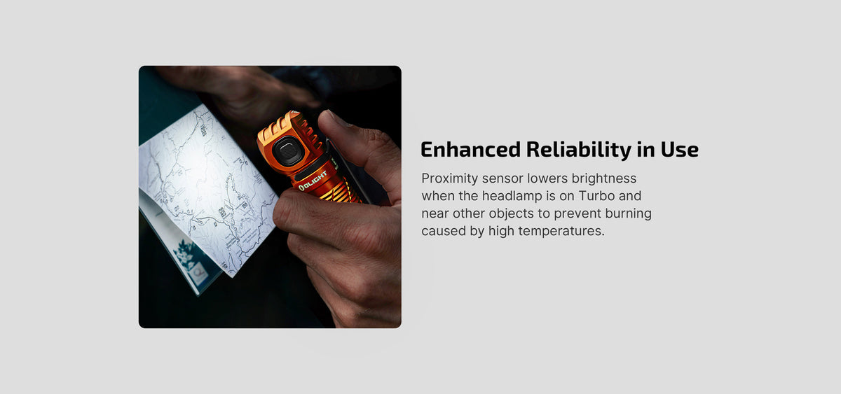 Olight Perun 3 Rechargeable 3000 Lumen Headlamp & Right-Angle Flashlight